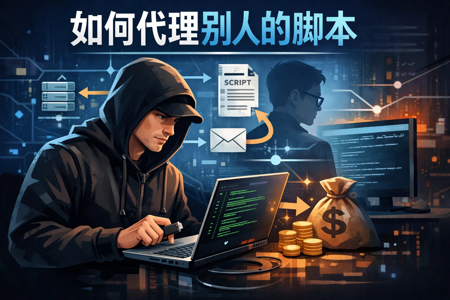 如何代理别人的脚本