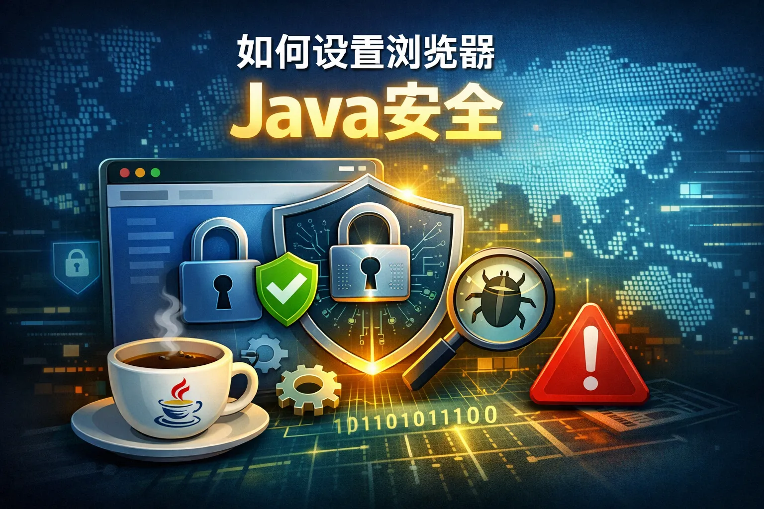 如何设置浏览器java安全