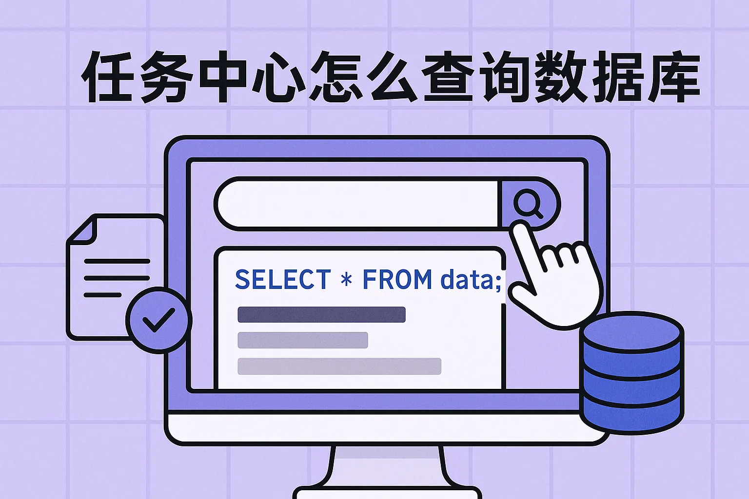 任务中心怎么查询数据库