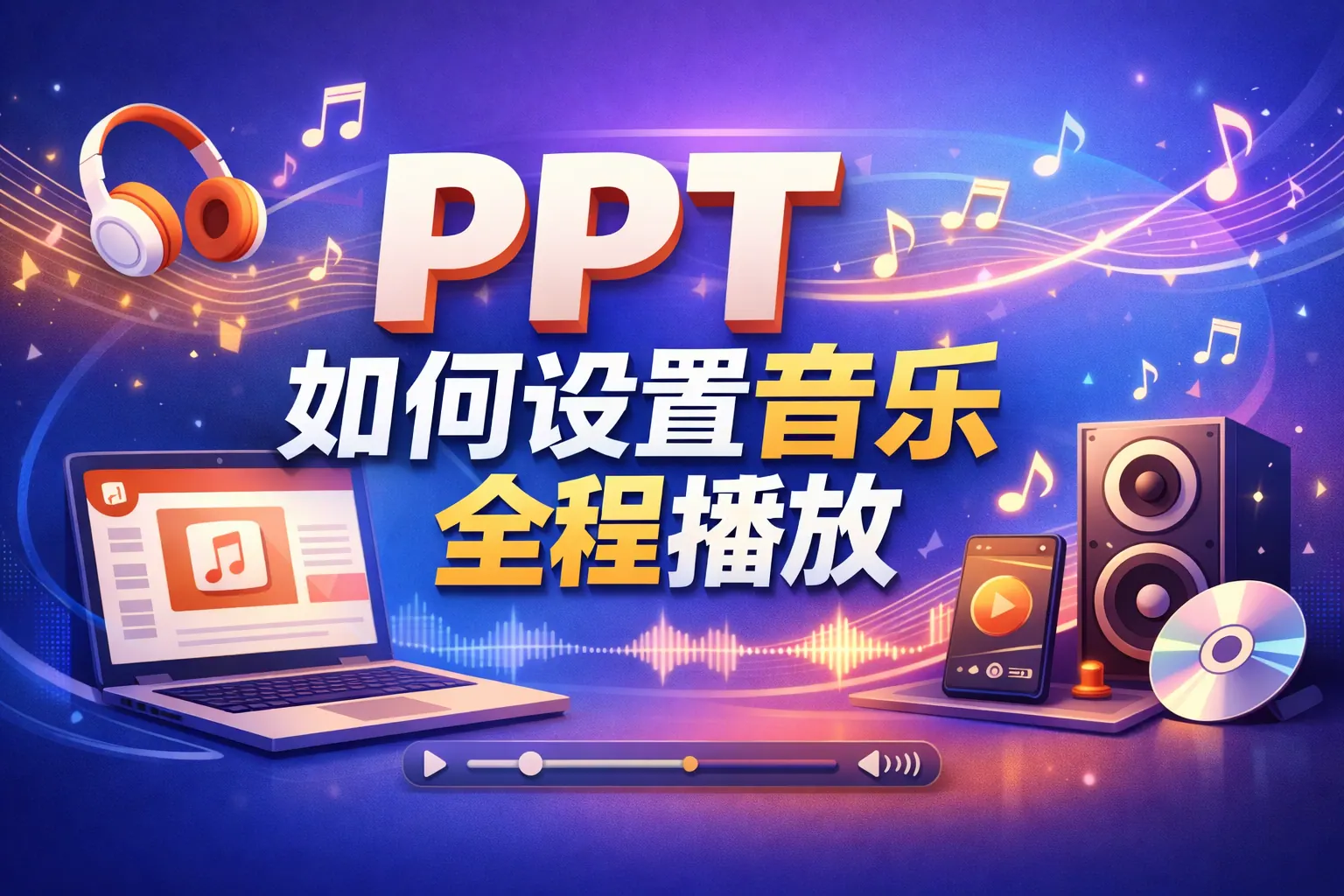 ppt如何设置音乐全程播放