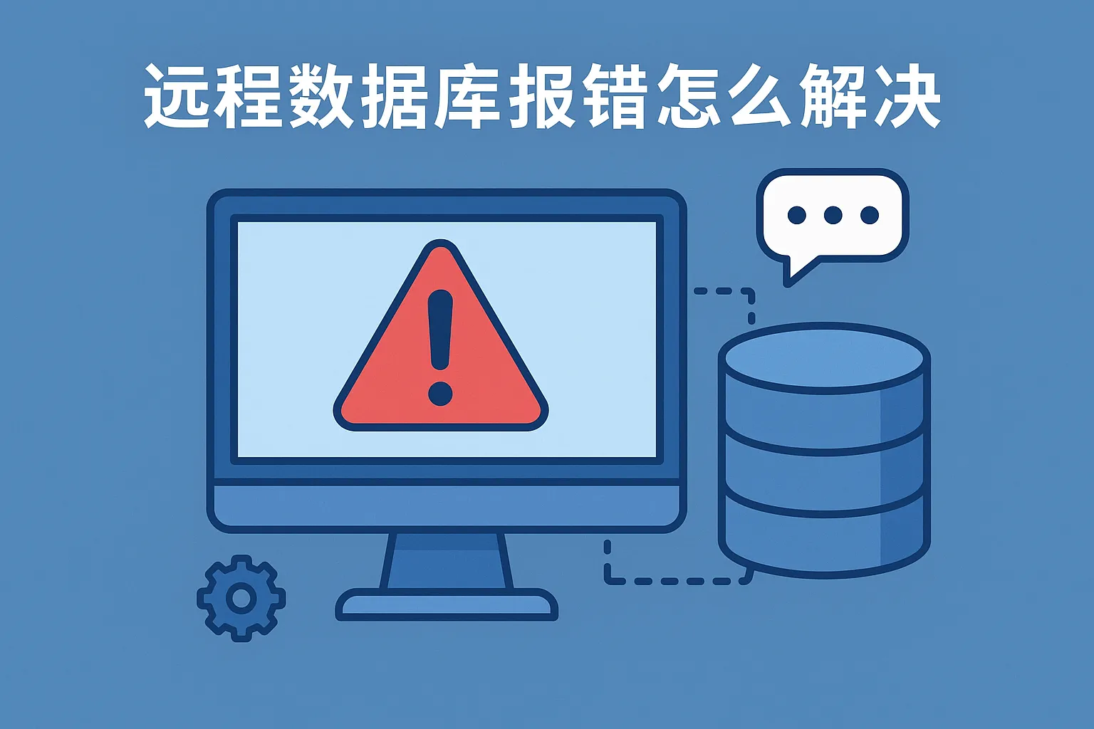远程数据库报错怎么解决