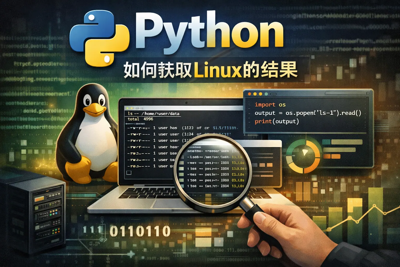 python如何获取linux的结果