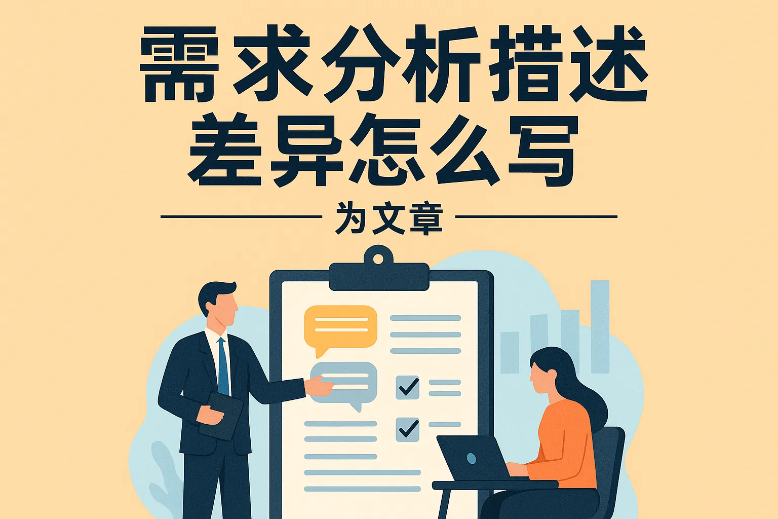 需求分析描述差异怎么写