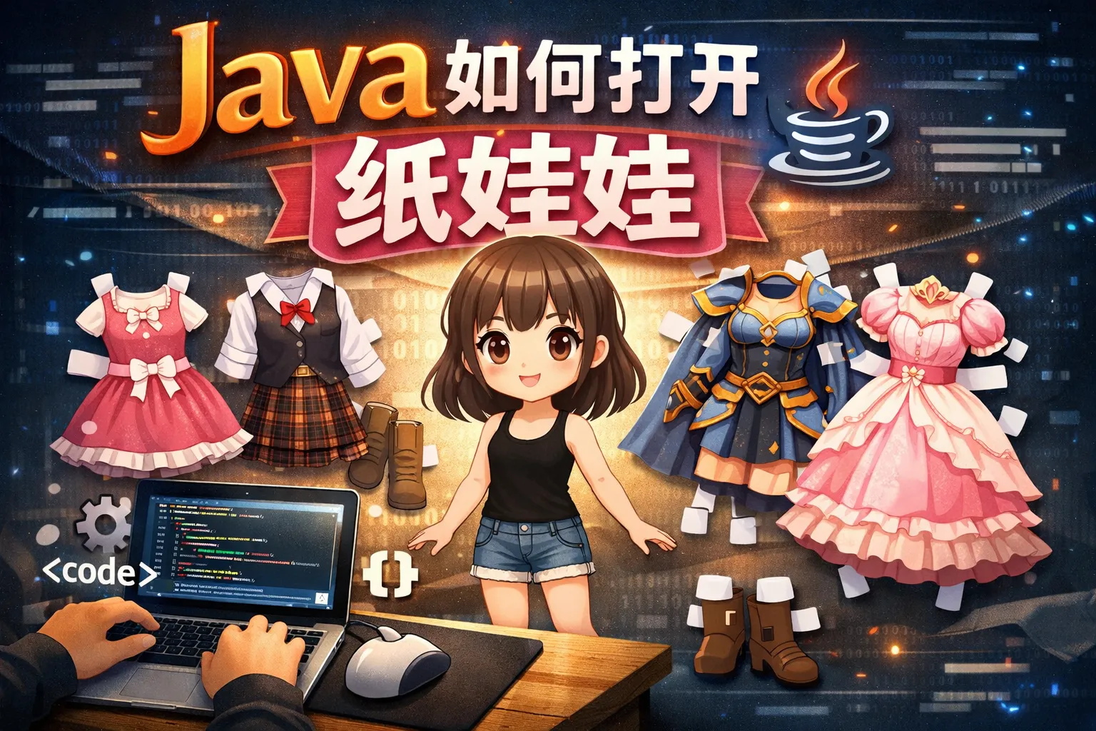 java如何打开纸娃娃