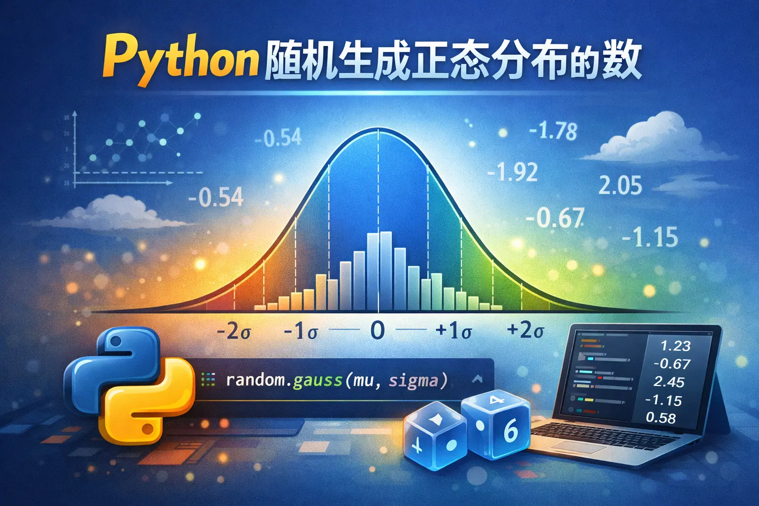 python随机生成正态分布的数