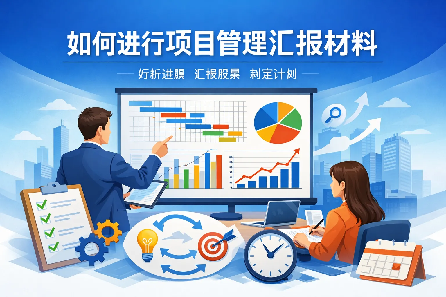 如何进行项目管理汇报材料