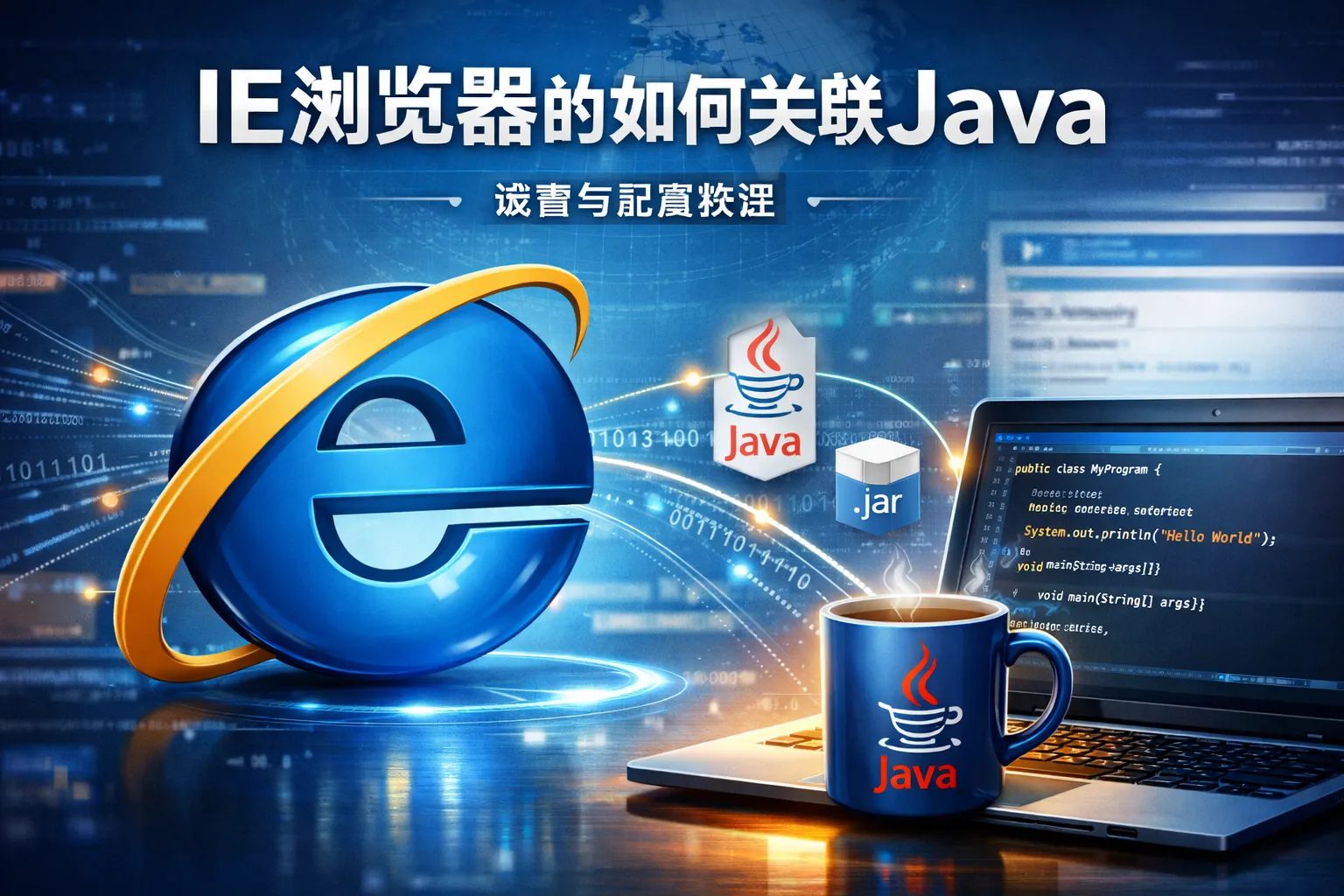 ie浏览器的如何关联java