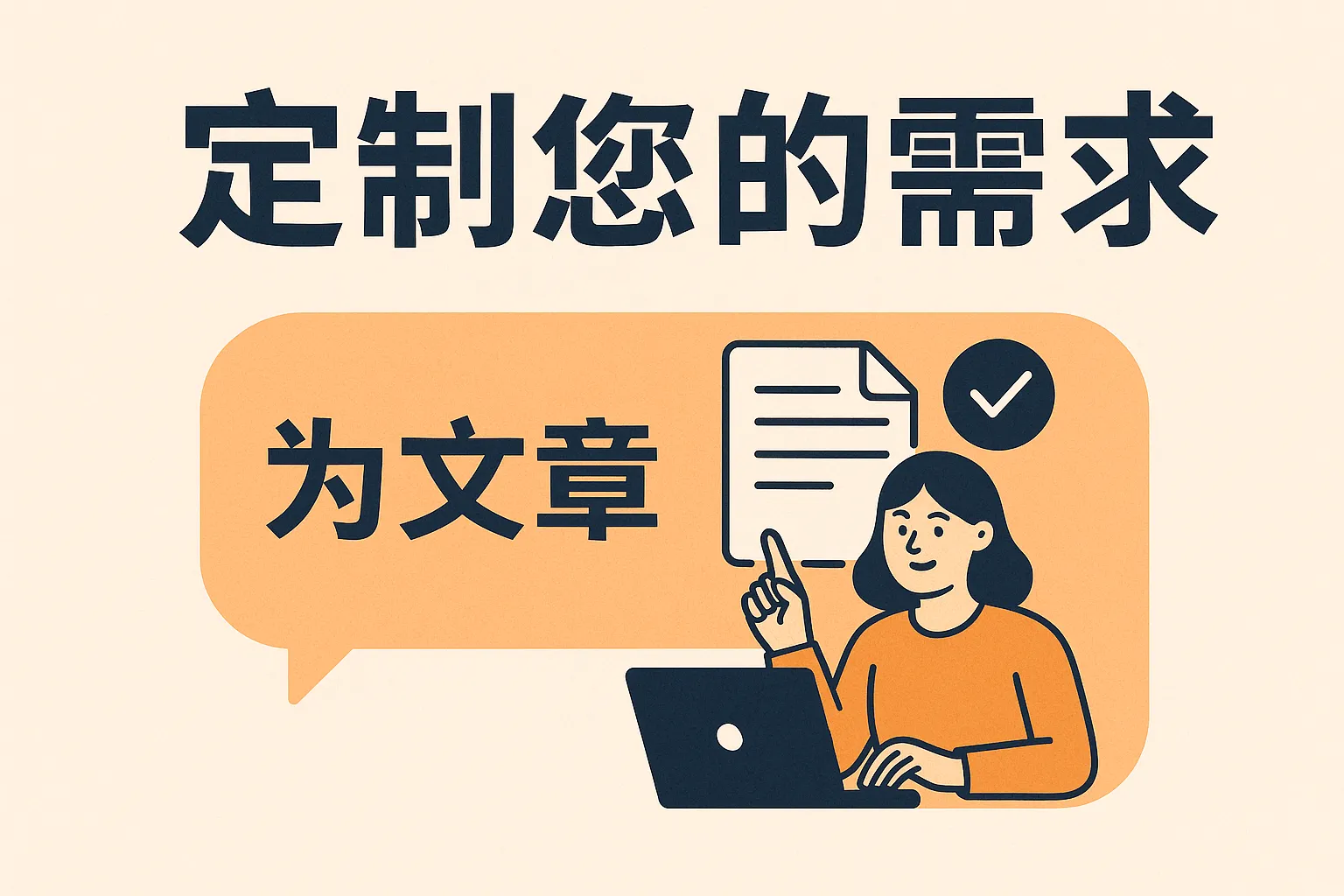 定制您的需求怎么写