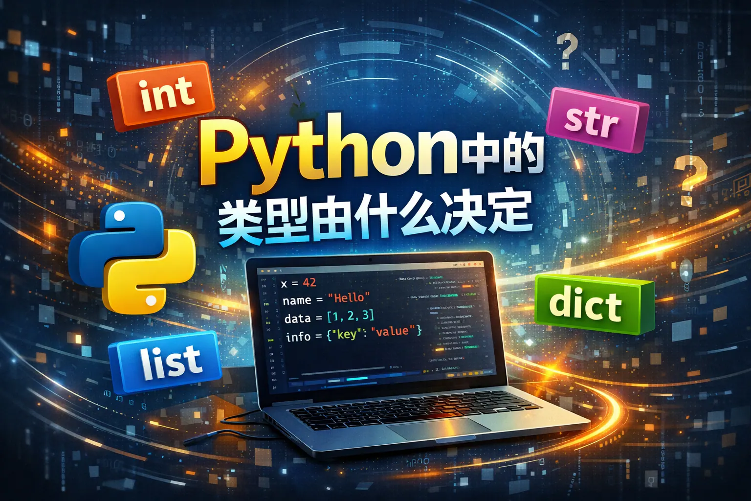 python中的类型由什么决定
