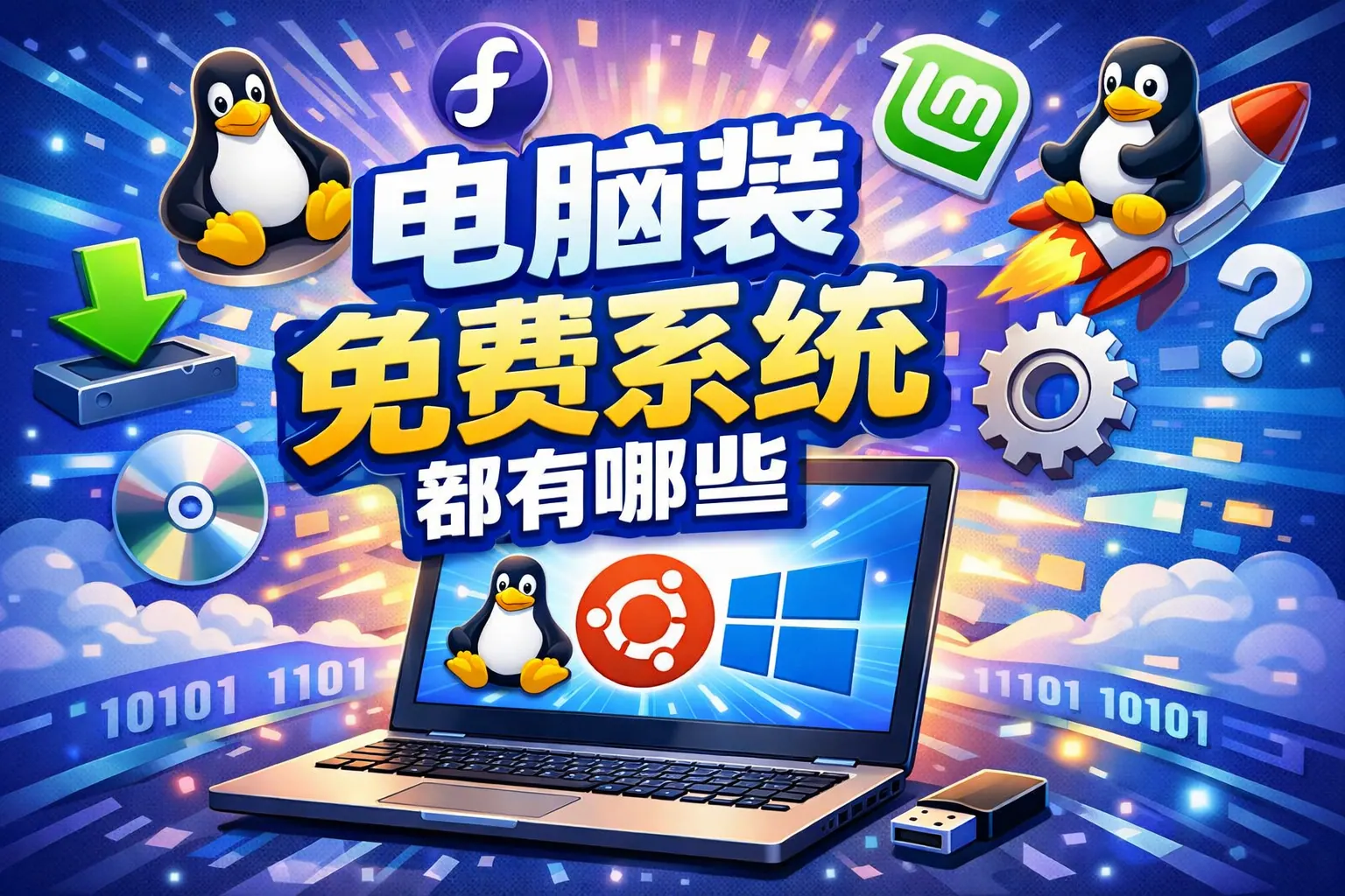 电脑装免费系统都有哪些