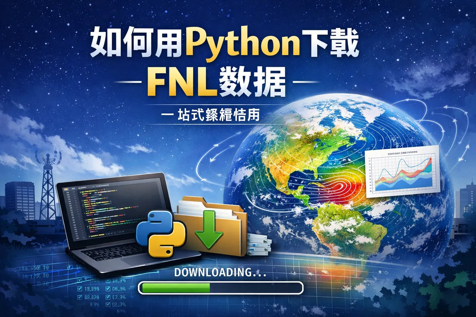 如何用python下载fnl数据