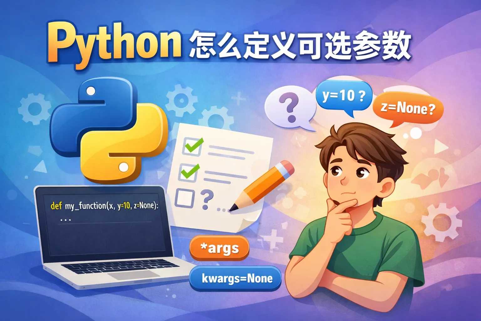 python怎么定义可选参数