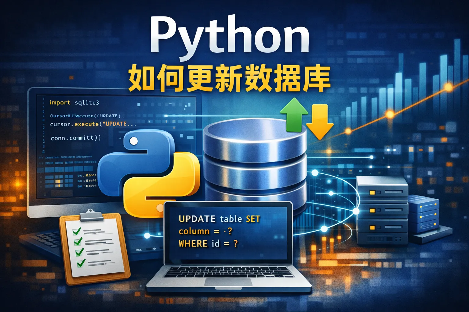 python 如何更新数据库