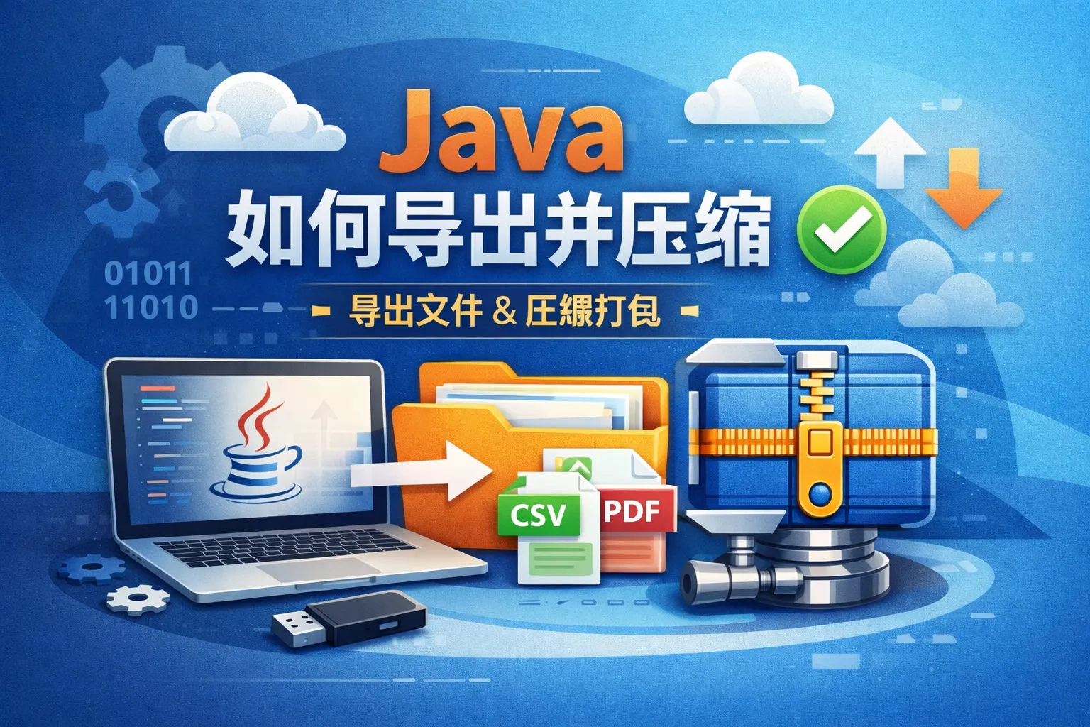 java如何导出并压缩