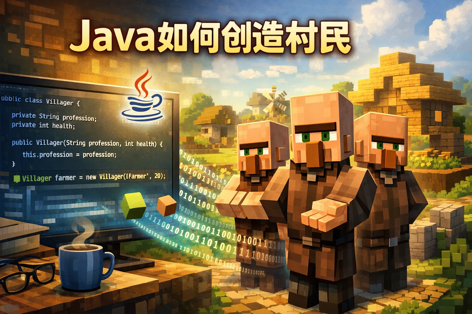 java如何创造村民