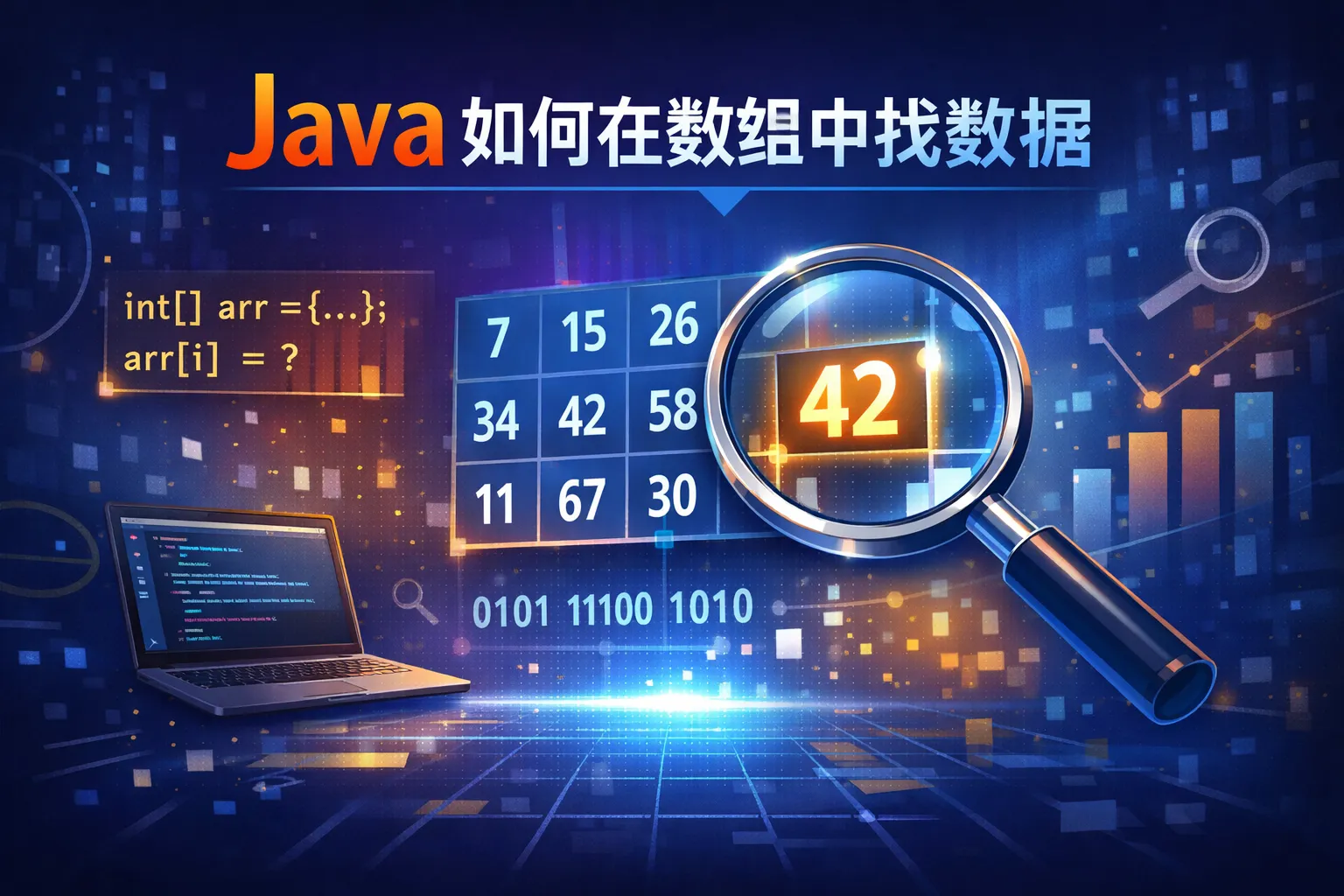 java 如何在数组中找数据