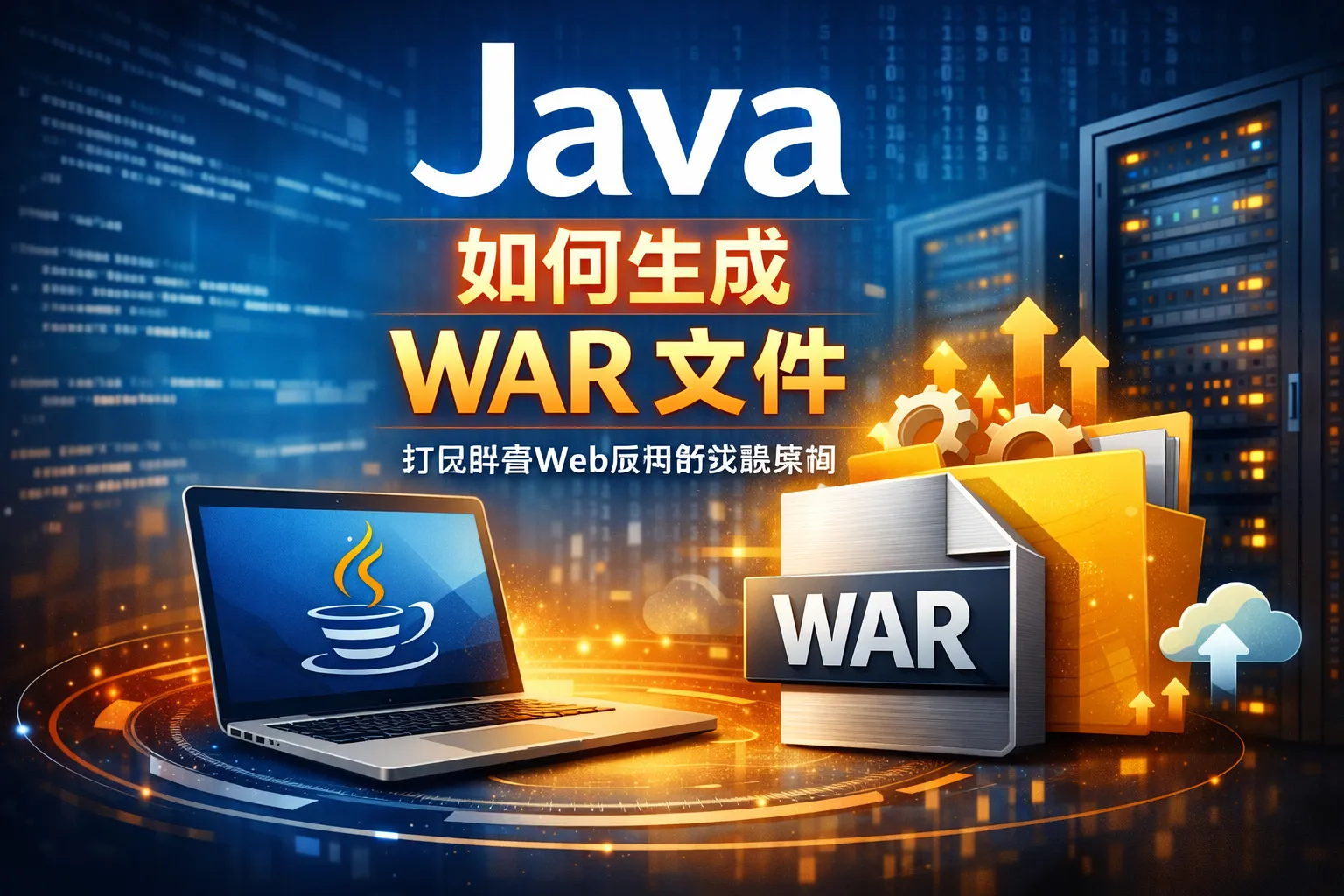 java如何生成war文件