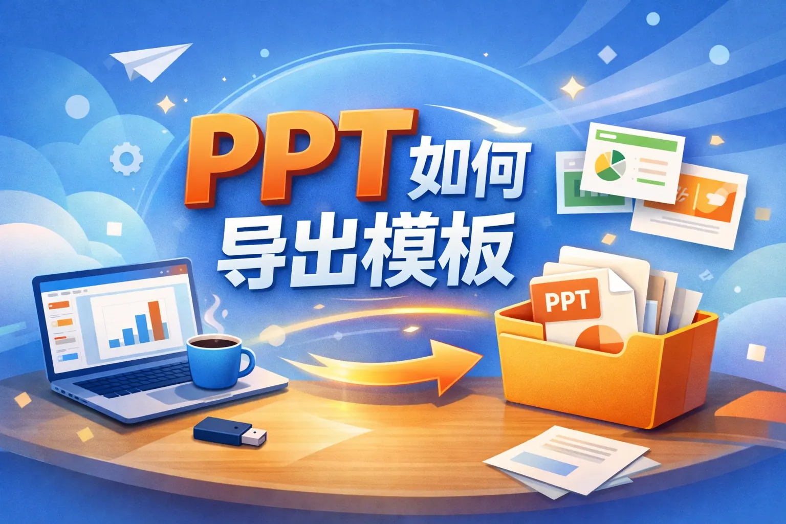 ppt如何导出模板