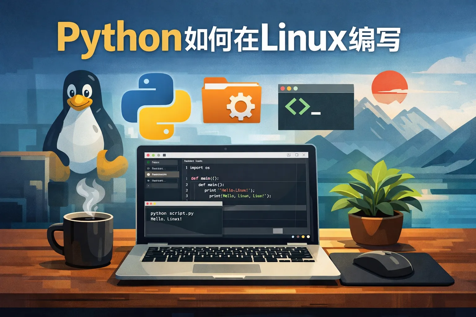 python如何在linux编写