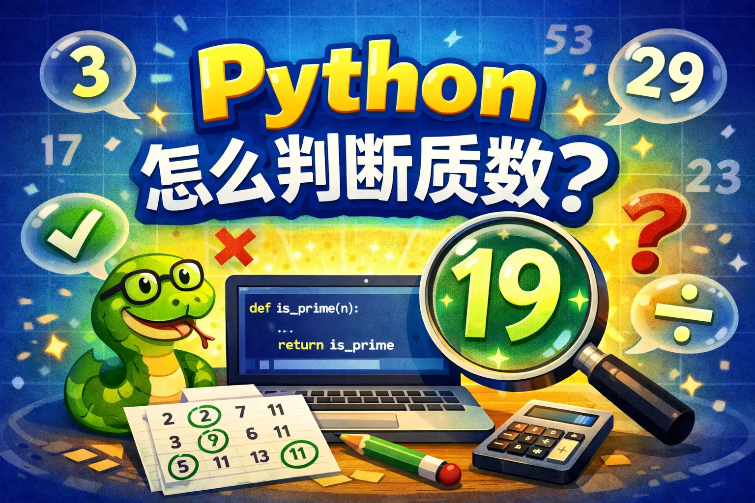 python 怎么判断质数