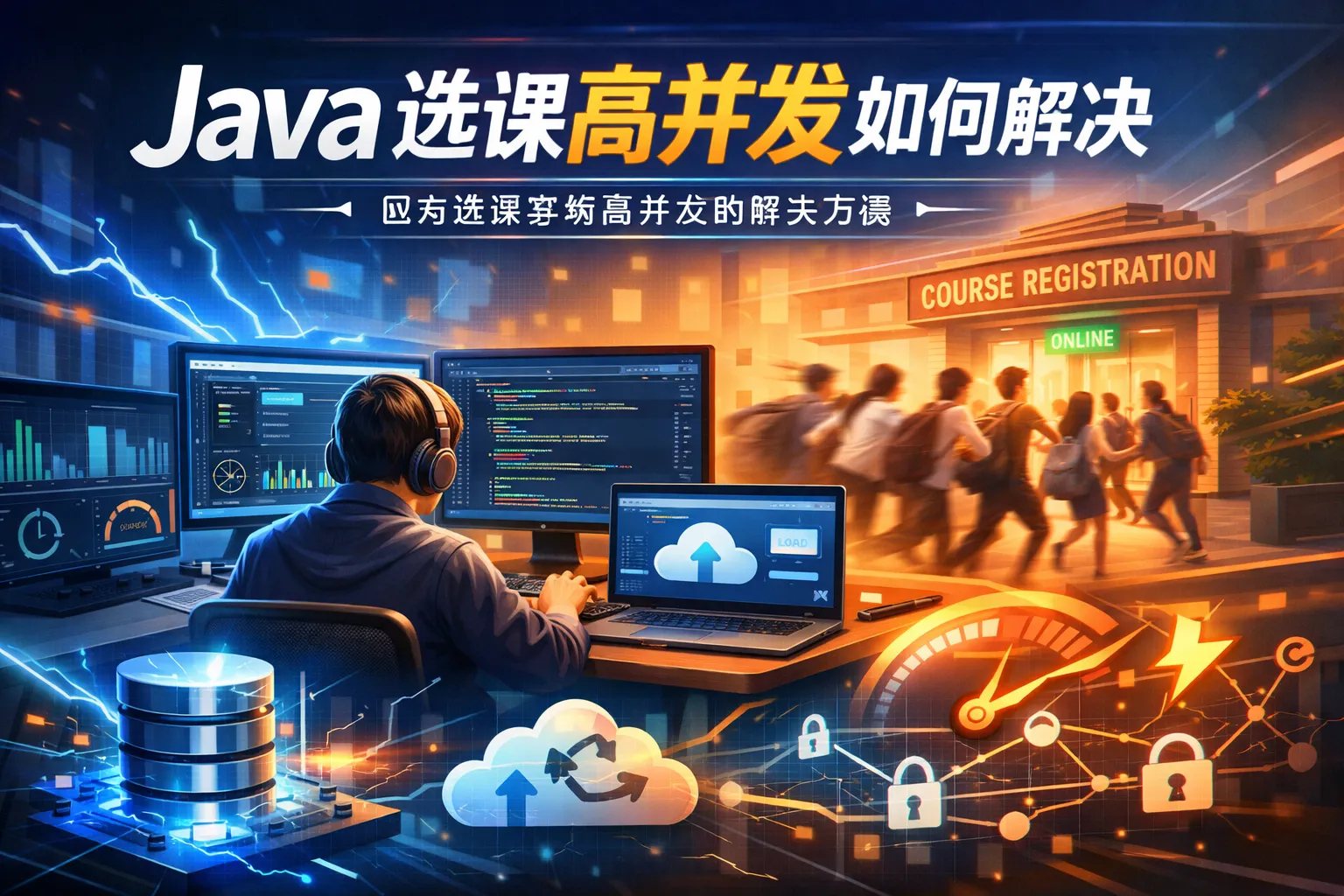java选课高并发如何解决