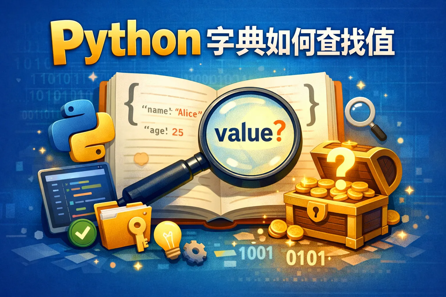 python字典如何查找值