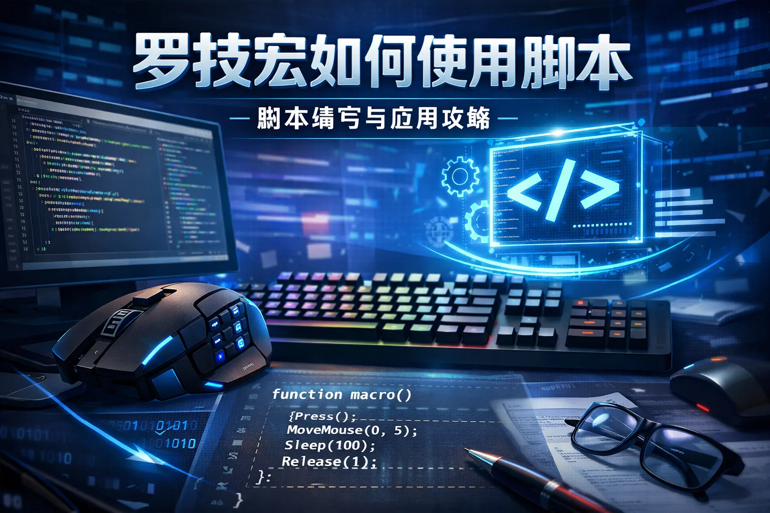 罗技宏如何使用脚本