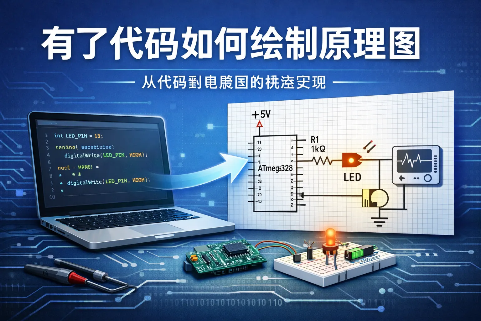 有了代码如何绘制原理图