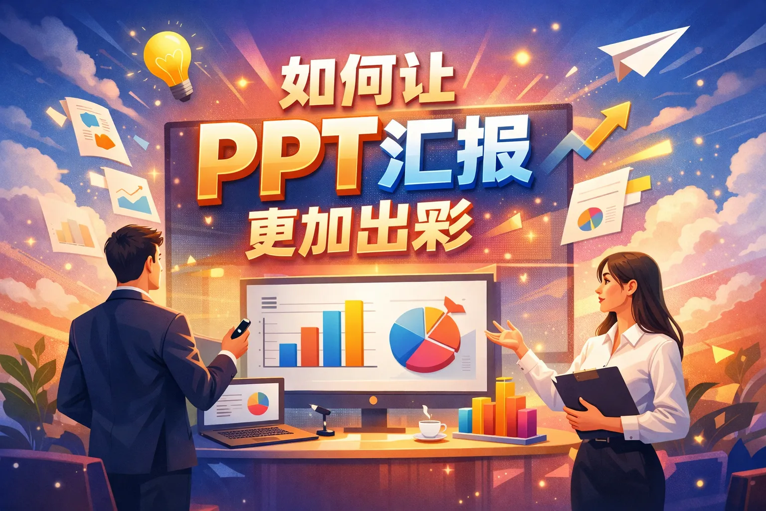 如何让ppt汇报更加好背景