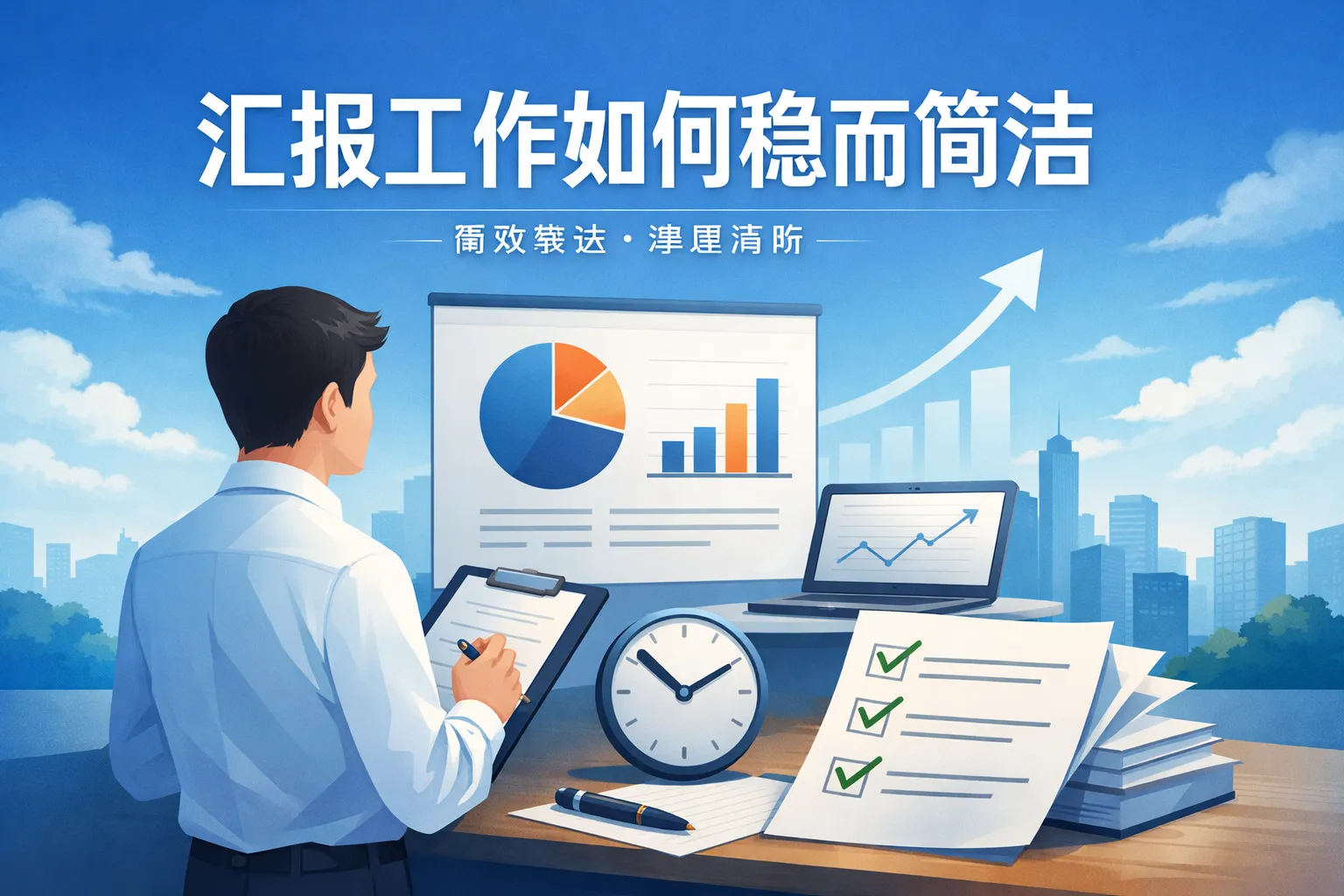 汇报工作如何稳而简洁