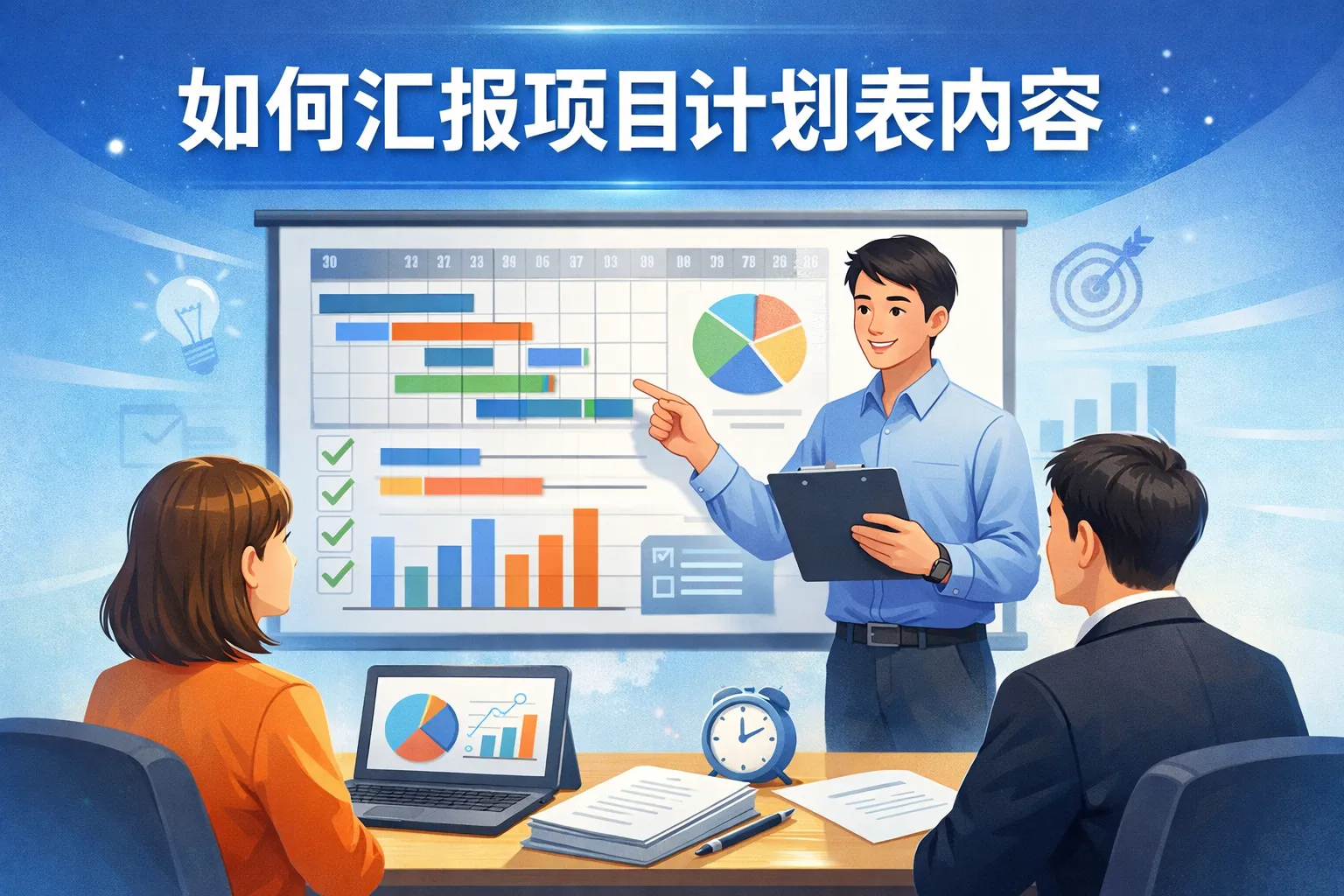 如何汇报项目计划表内容