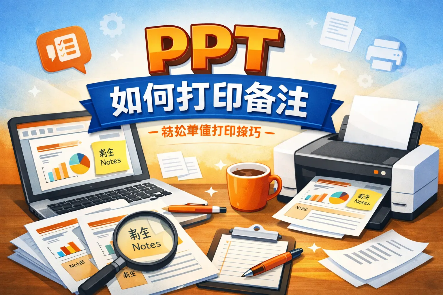 ppt如何打印备注
