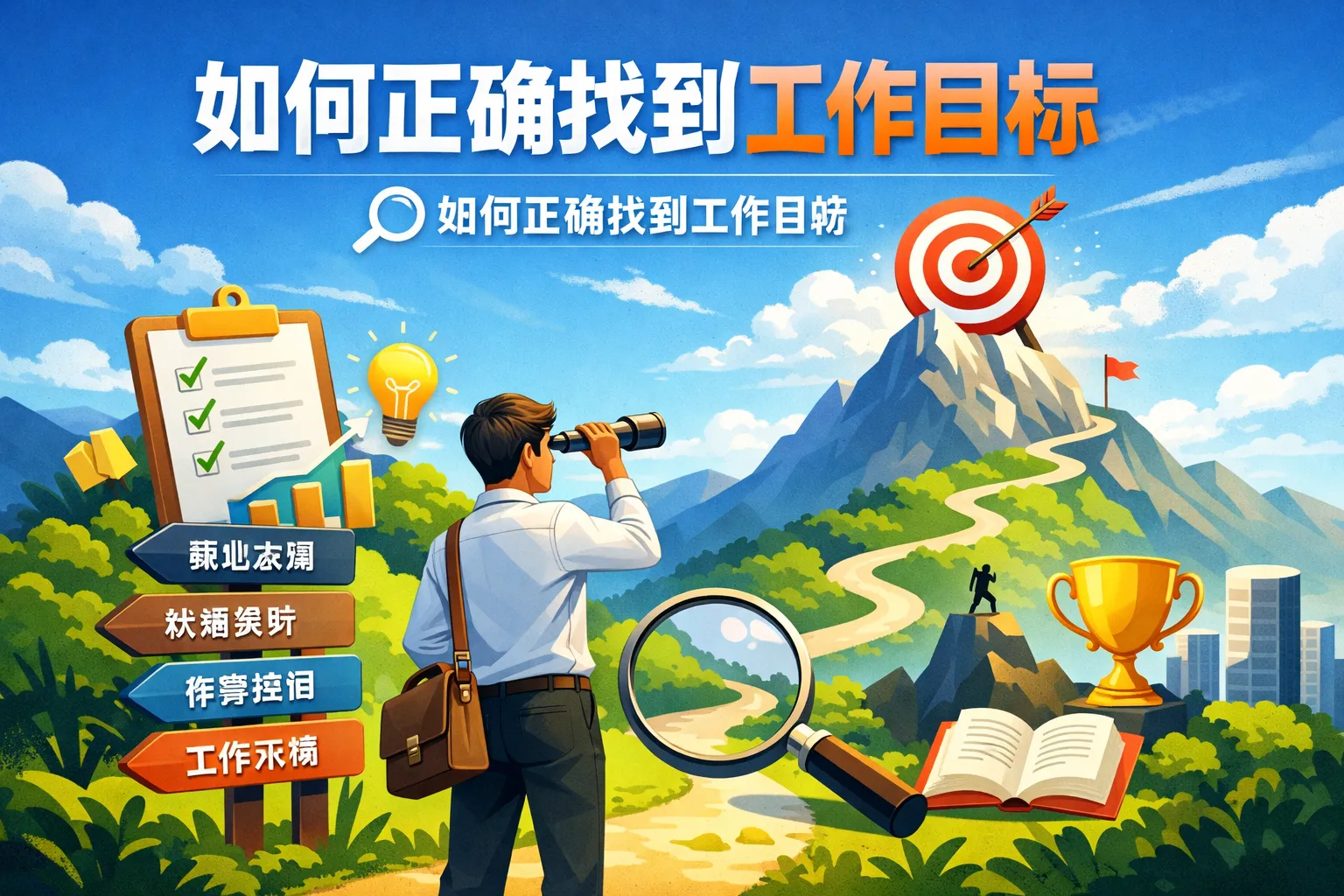 如何正确找到工作目标