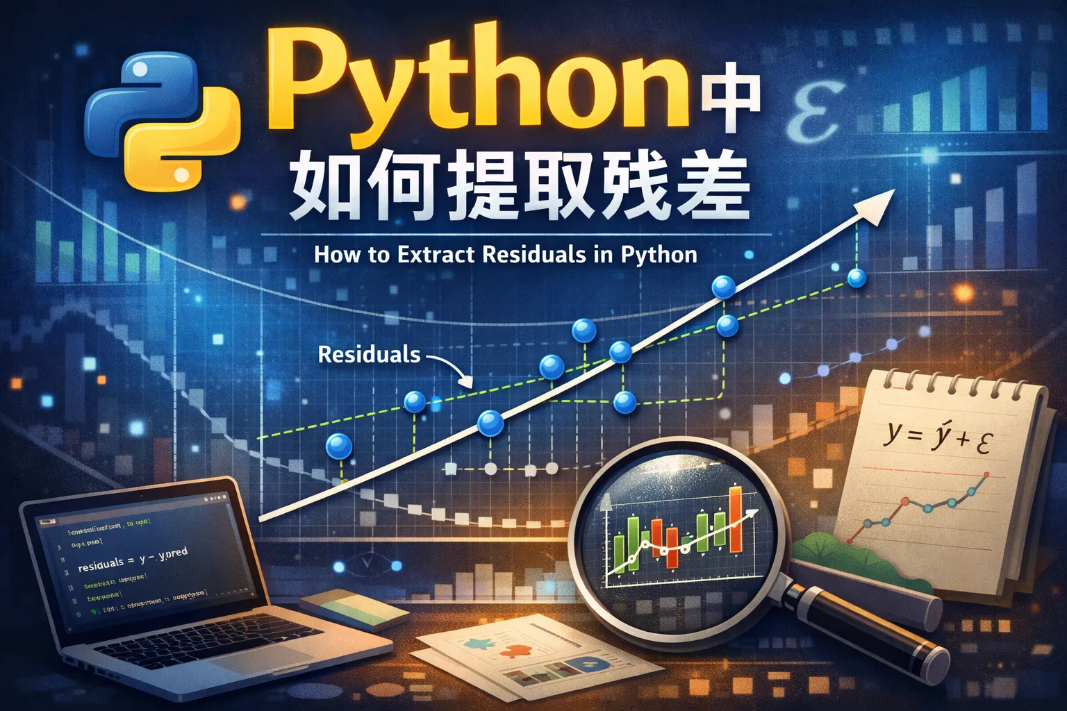 Python中如何提取残差