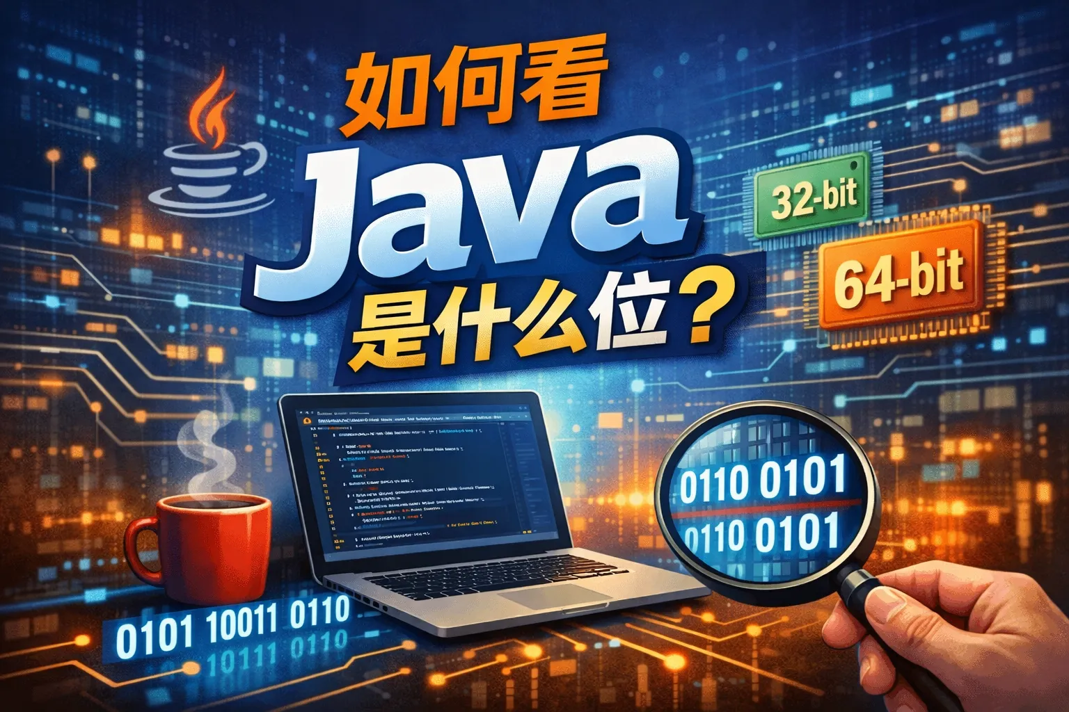 如何看java是什么位