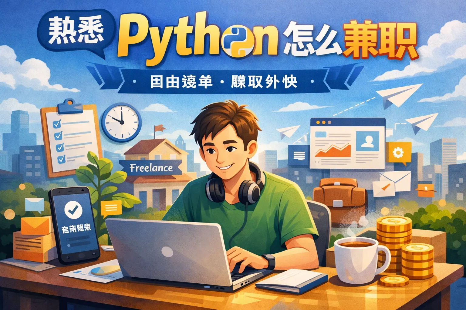 熟悉python 怎么兼兼职