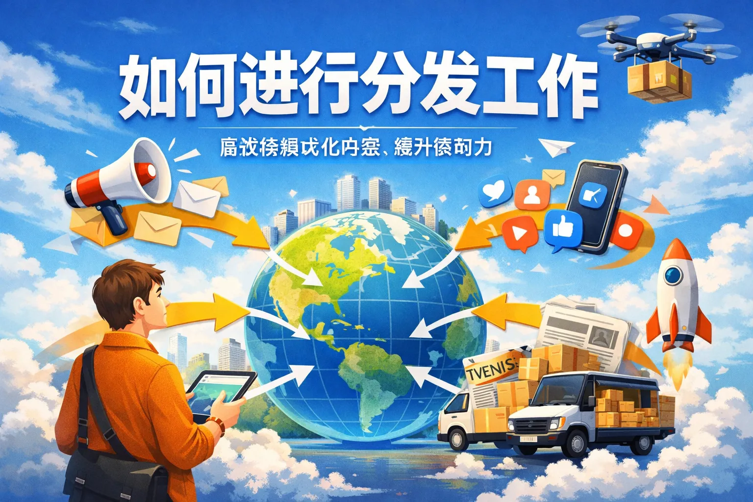 如何进行分发工作