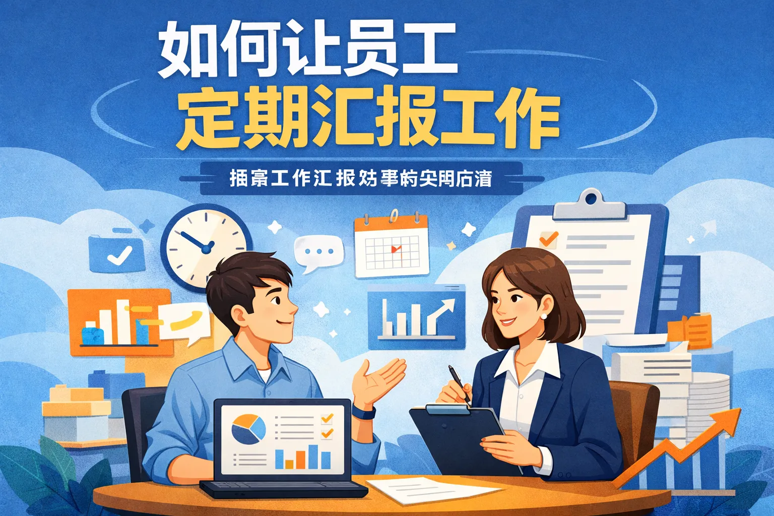 如何让员工定期汇报工作