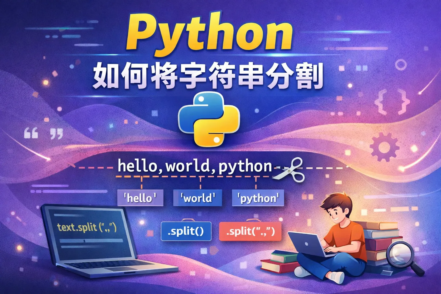python如何将字符串分割