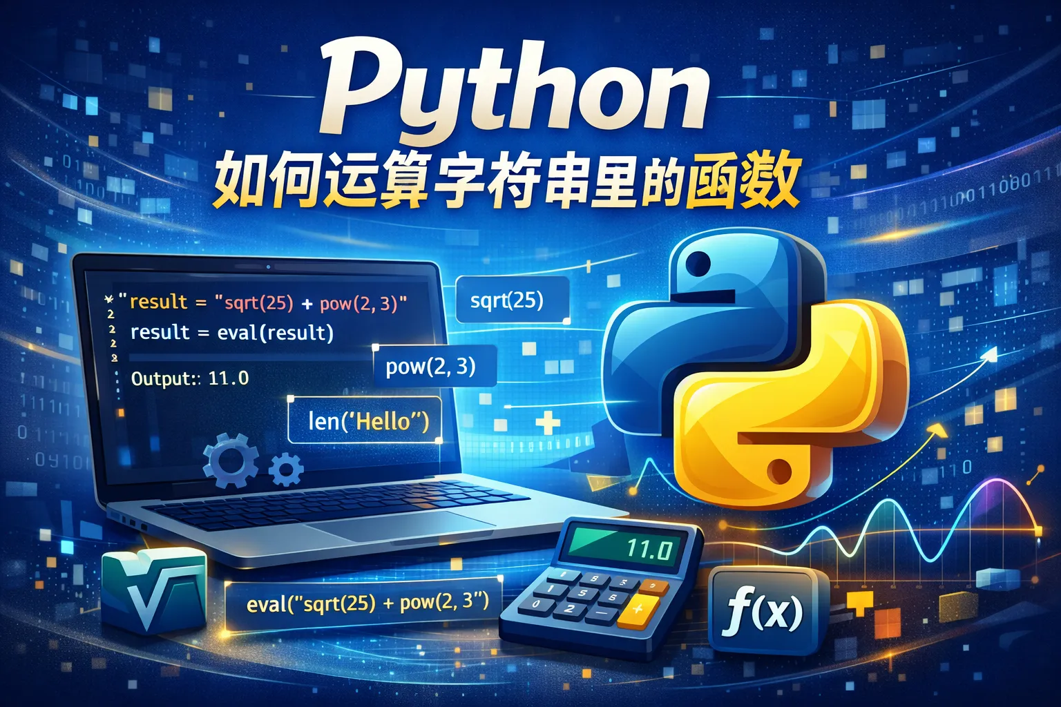 python如何运算字符串里的函数
