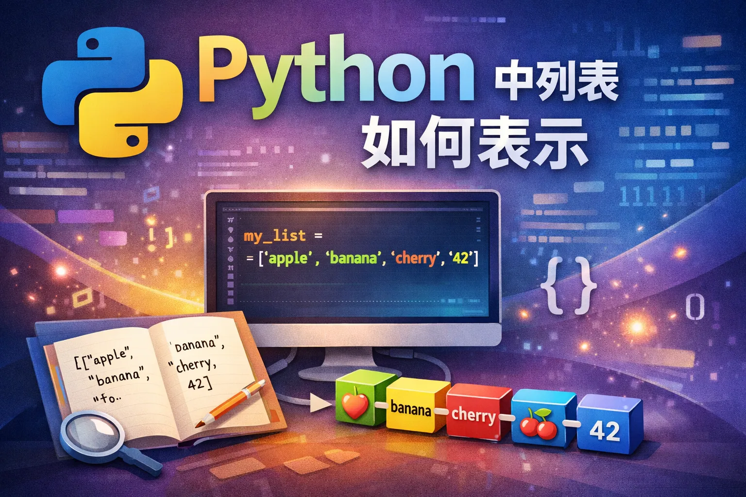 python中列表如何表示