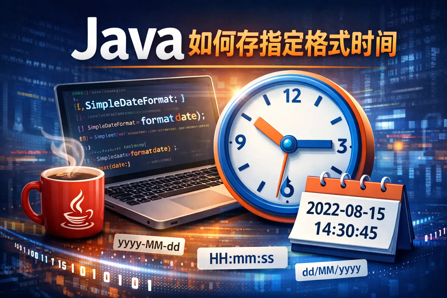 java如何存指定格式时间