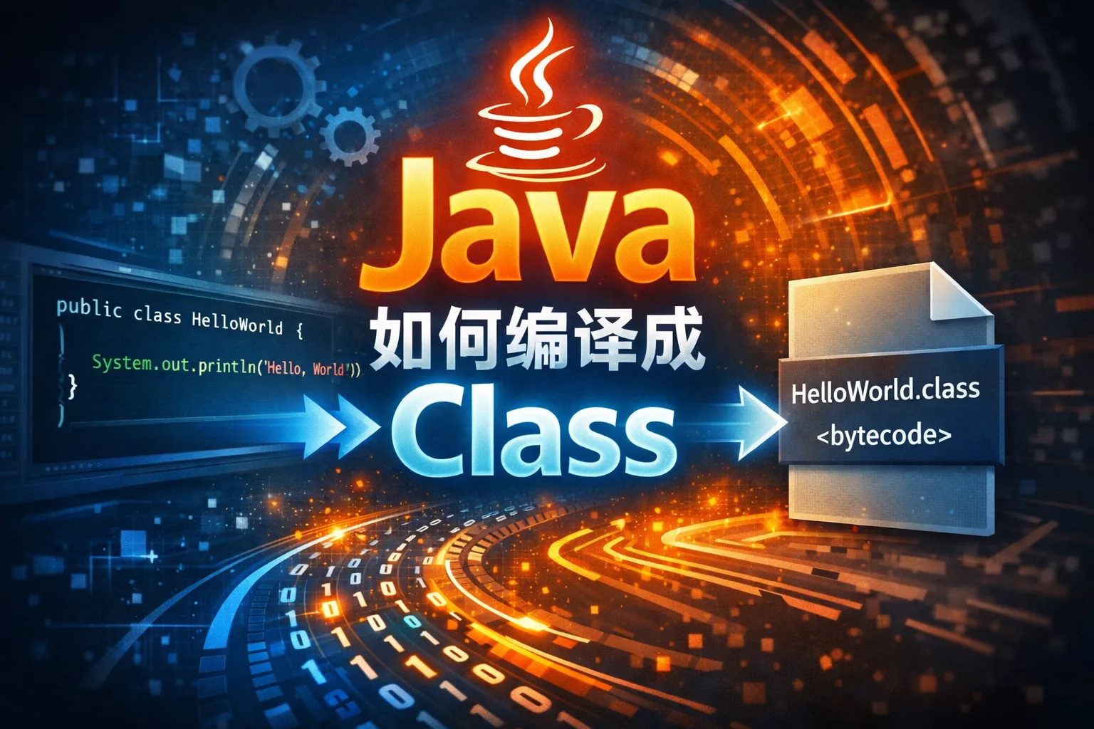 java如何编译成class