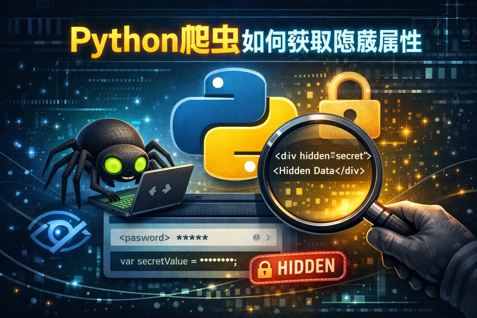 python爬虫如何获取隐藏属性