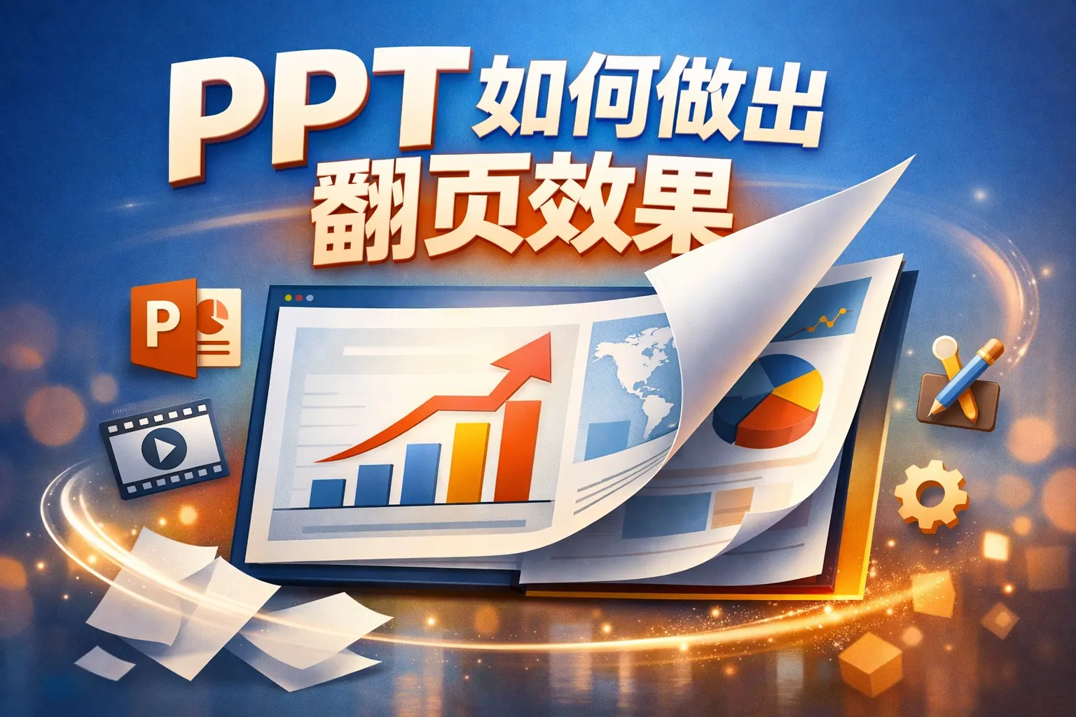 ppt如何做出翻页效果