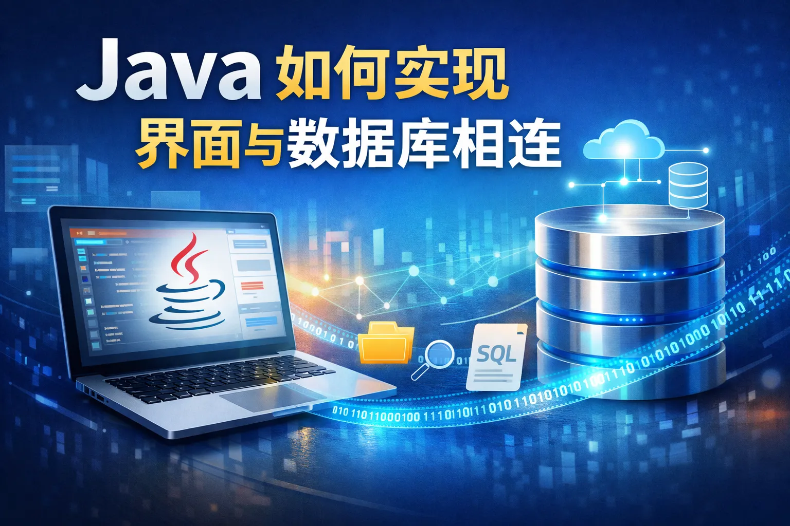 java如何实现界面与数据库相连