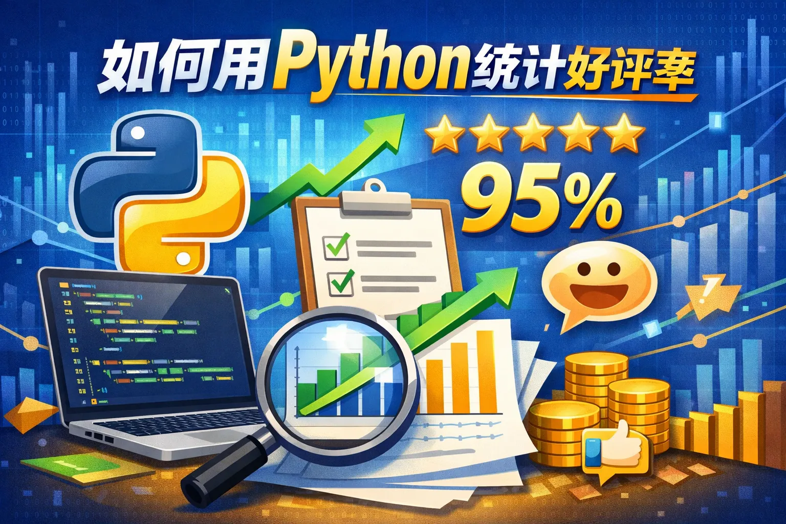 如何用Python统计好评率