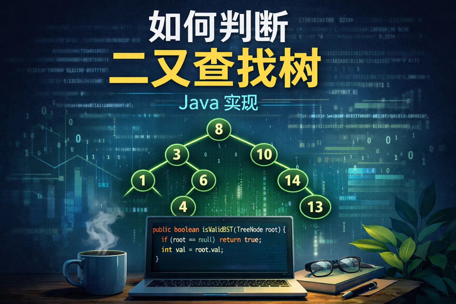 如何判断二叉查找树 java