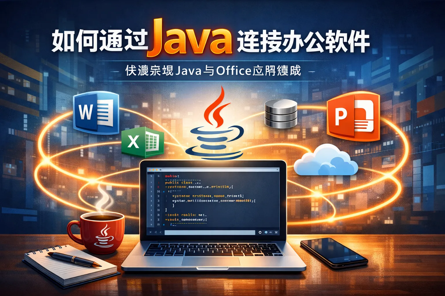 如何通过java连接办公软件
