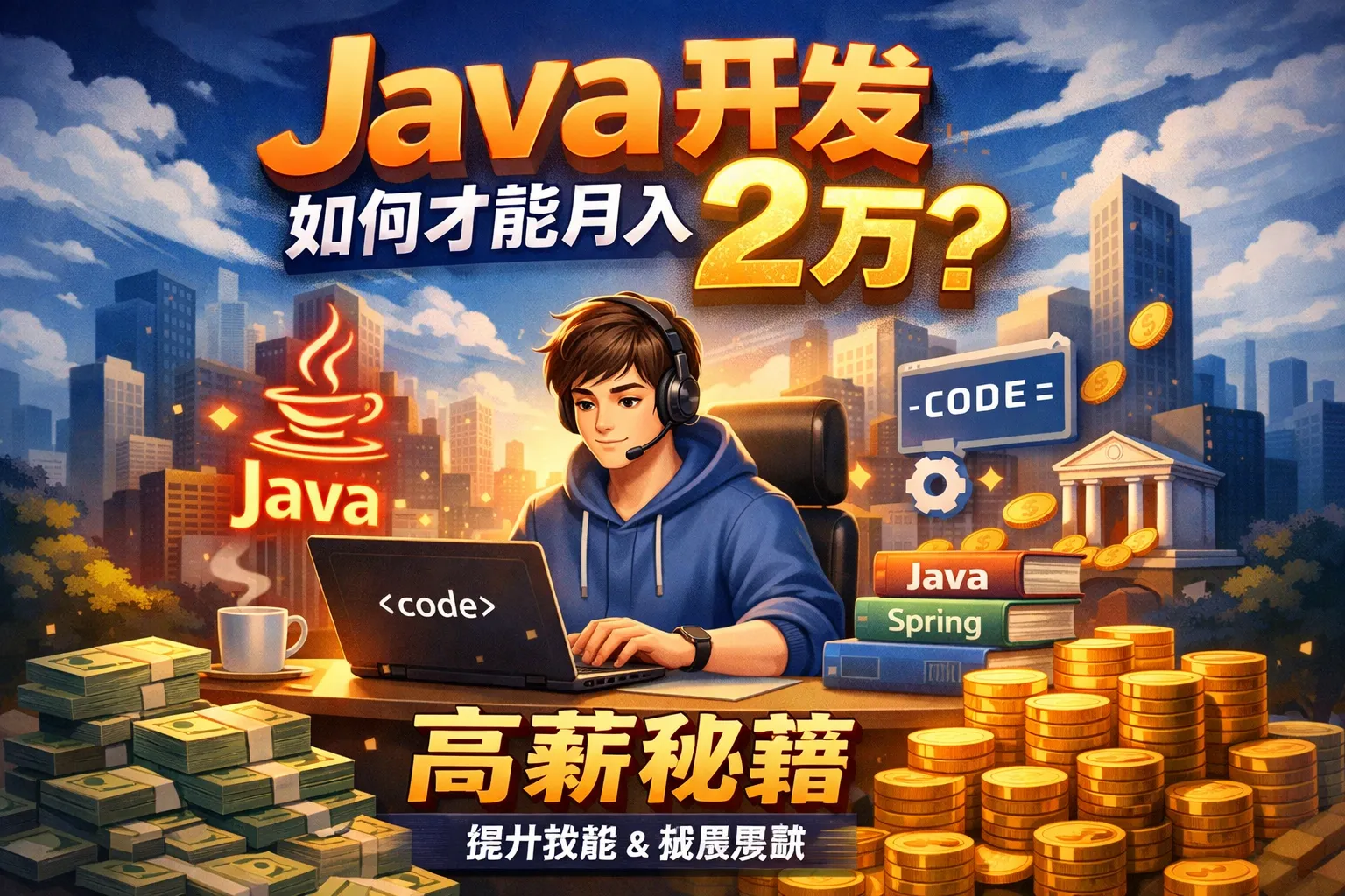 java开发如何才能月入2万